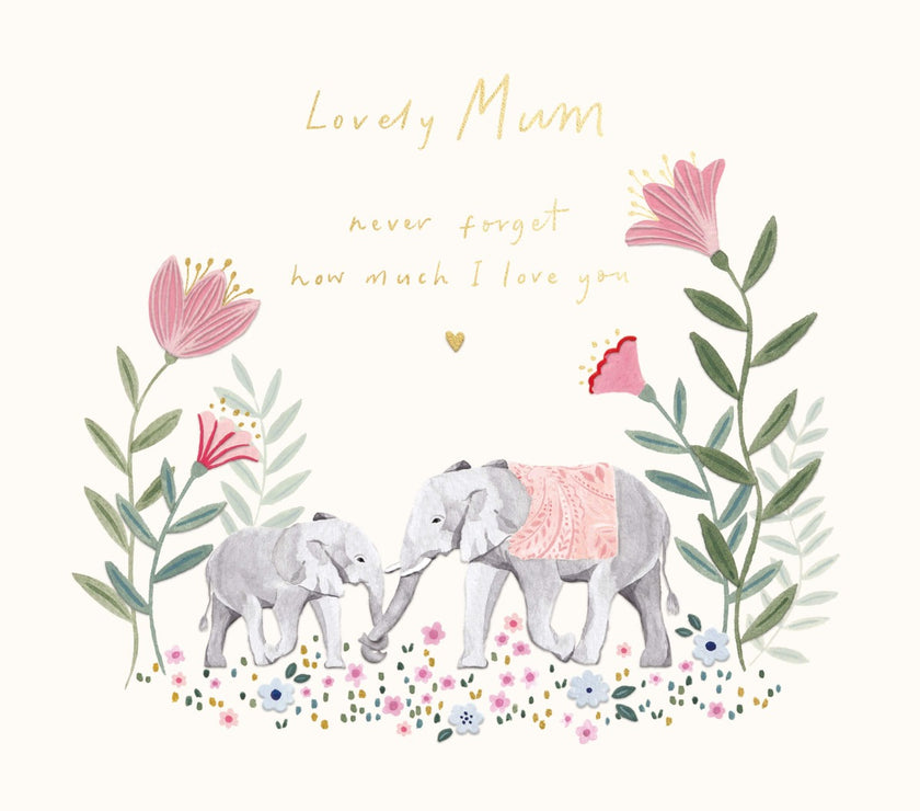 Elephant Mum Mothers Day Card