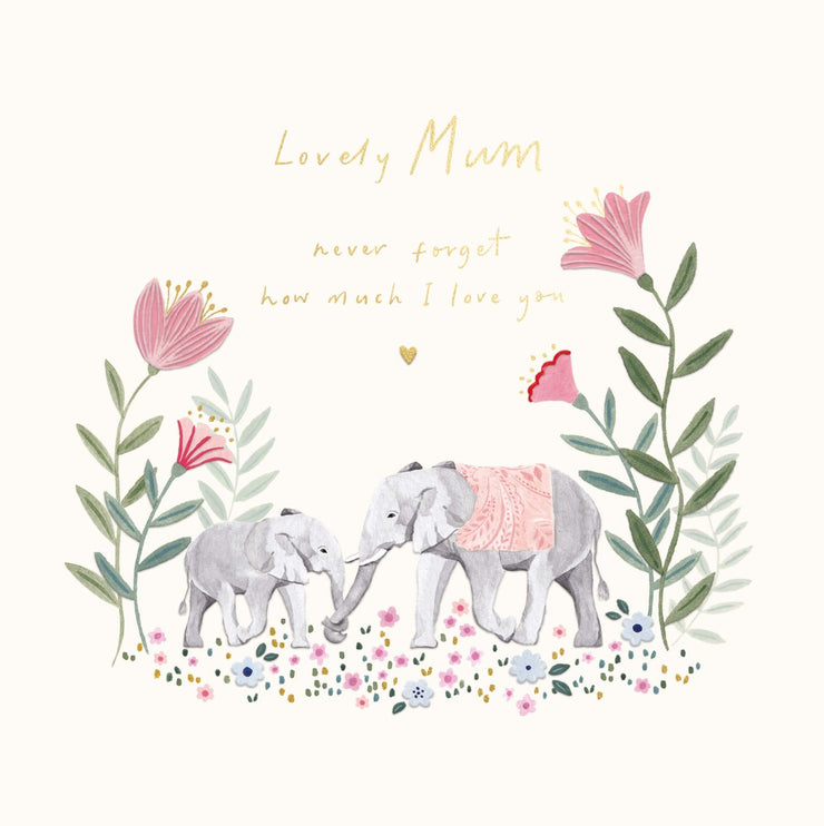 Elephant Mum Mothers Day Card
