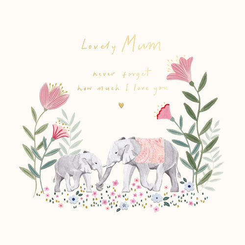 Elephant Mum Mothers Day Card