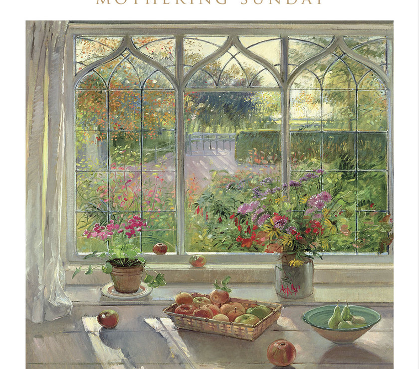 Garden Window Mothering Sunday Mothers Day Card