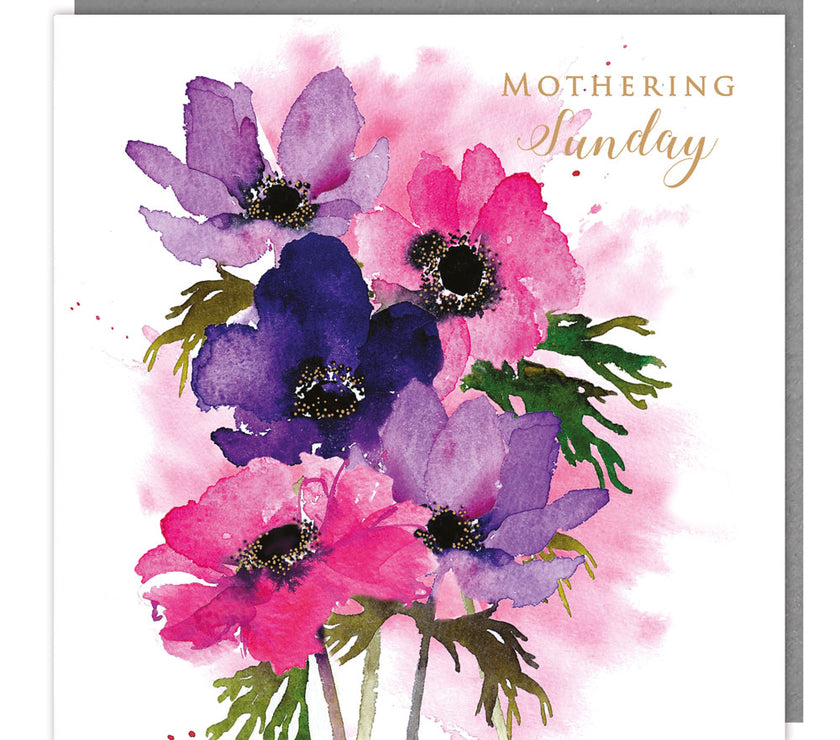 Watercolour Mothering Sunday Card