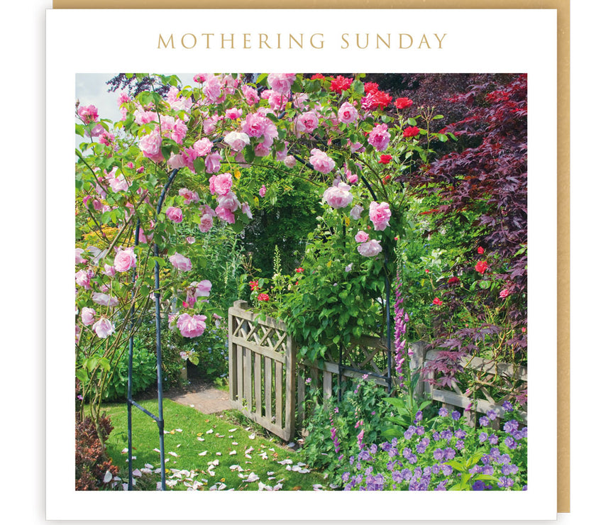 Floral Garden Mothering Sunday Card