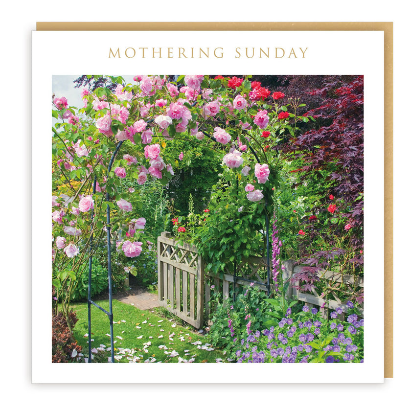 Floral Garden Mothering Sunday Card
