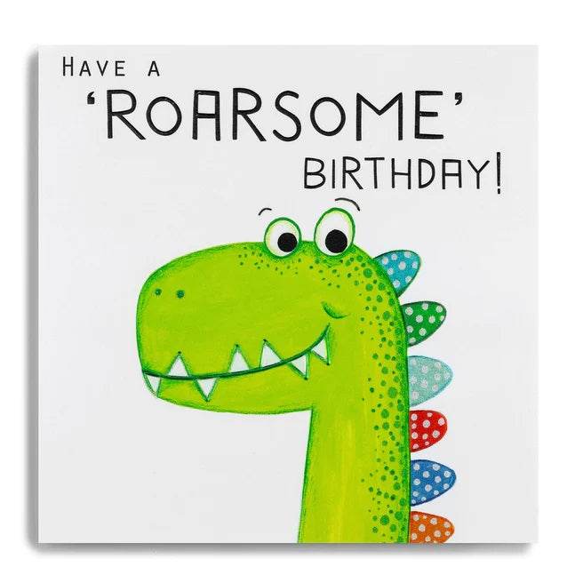 Dinosaur Have a Roarsome Birthday Card - House of Cards