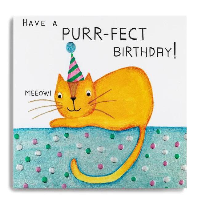 Cat Have a Purr-fect Birthday Card - House of Cards