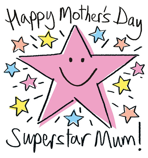 Superstar Mum Mothers Day Card