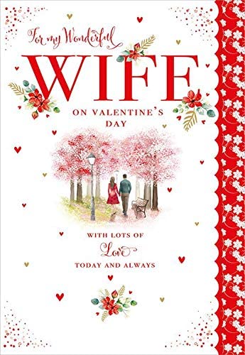 Park Walks Wife Valentine Card
