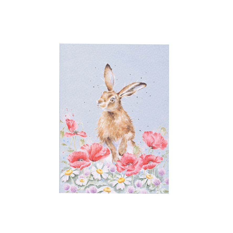 A6 Fields of Flowers Hare Notebook - House of Cards