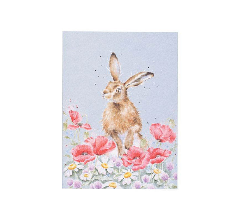 A6 Fields of Flowers Hare Notebook - House of Cards