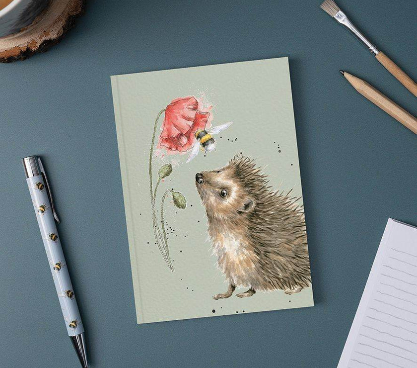 A6 Bee and Hedgehog Notebook - House of Cards