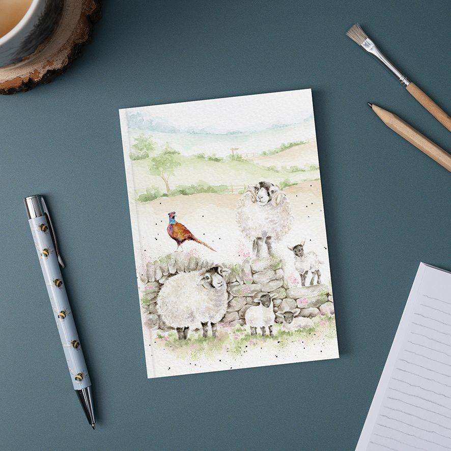 A6 Sheep and Pheasant Notebook - House of Cards