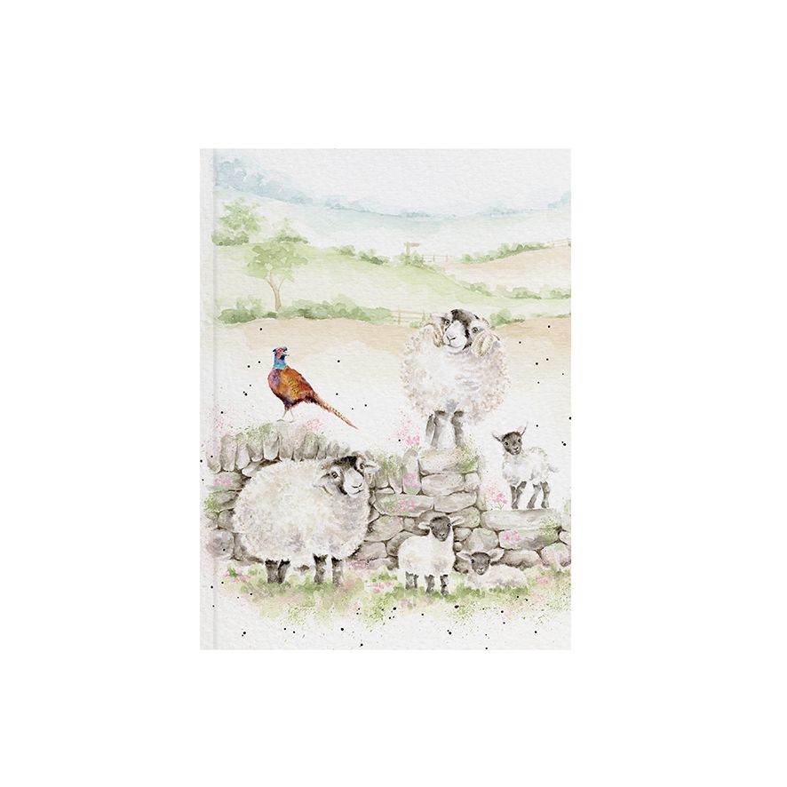 A6 Sheep and Pheasant Notebook - House of Cards