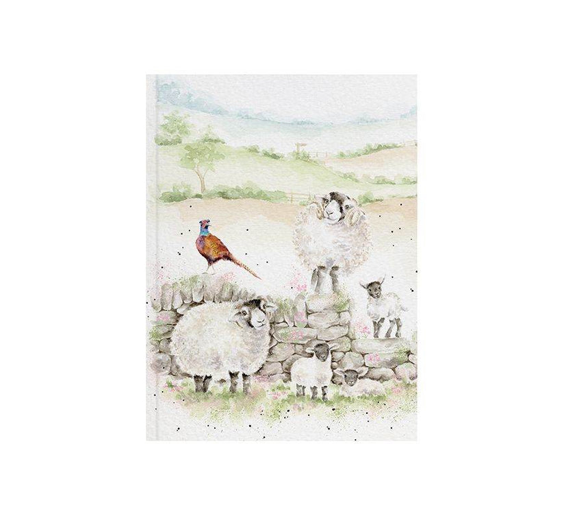 A6 Sheep and Pheasant Notebook - House of Cards
