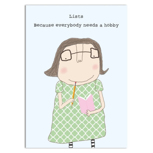 Hobby Lists A6 Notebook