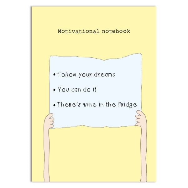 Motivational A6 Notebook
