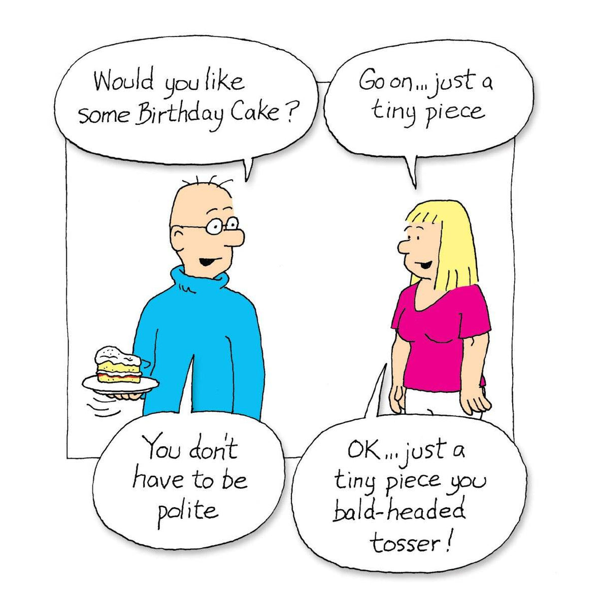 Polite Birthday Card - House of Cards