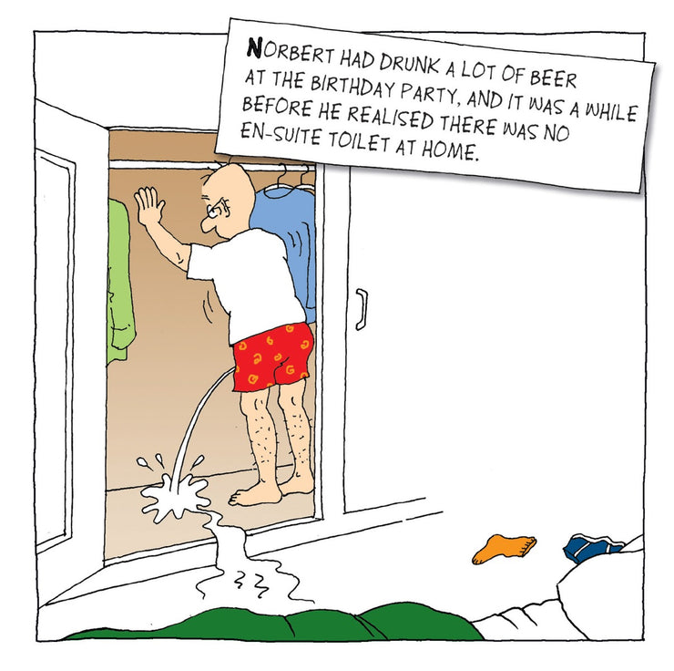 En Suite Birthday Card