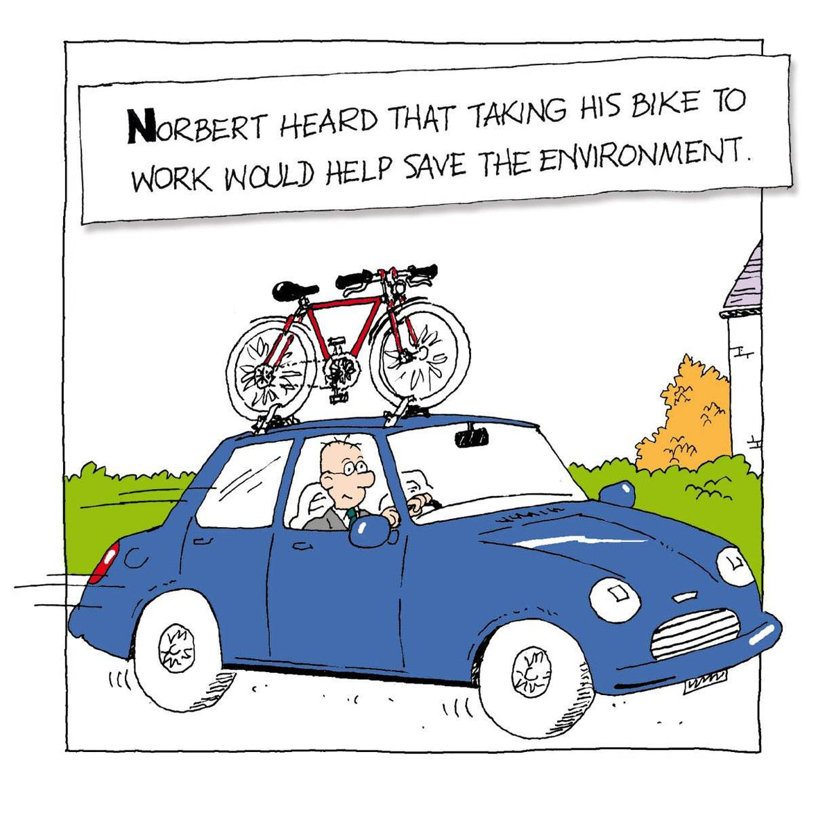 Bike Birthday Card - House of Cards