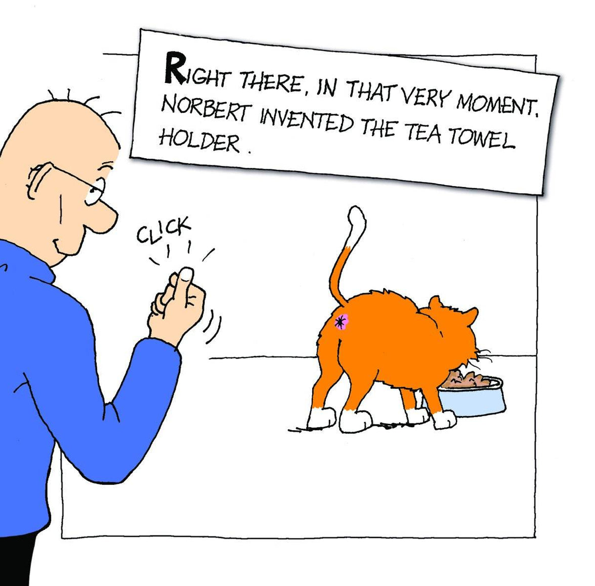 Norbert Towel Birthday Card - House of Cards