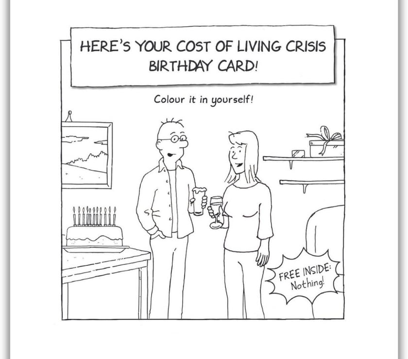 Colour In Birthday Card