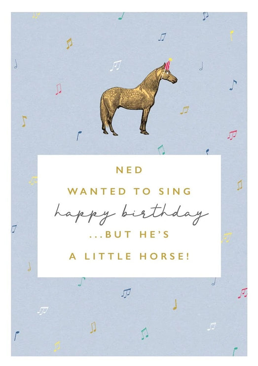 Little Horse Happy Birthday Card