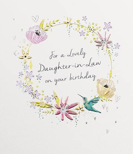 Daughter-in-Law Birthday Card - House of Cards