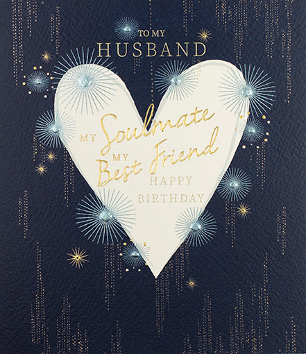 Soulmate Husband Birthday Card