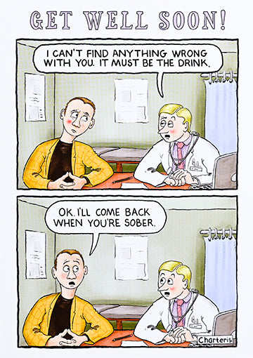 Sober Get Well Card
