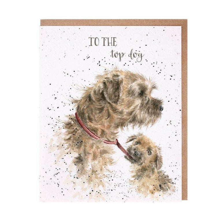 Top Dog Greeting Card - House of Cards