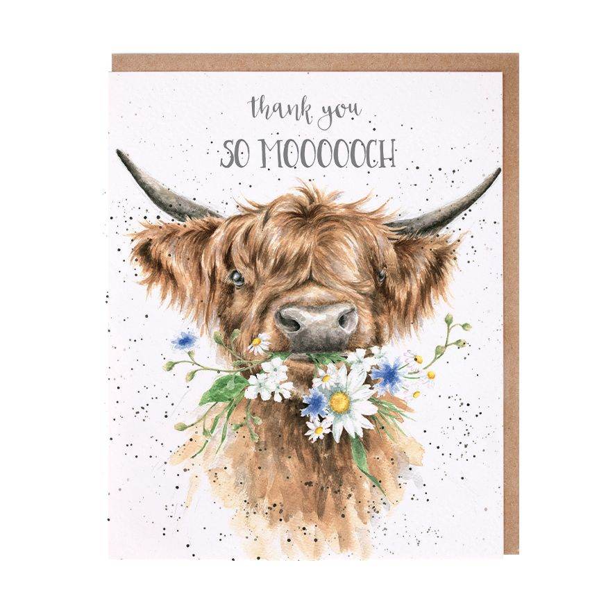 Daisy Coo Thank You Card - House of Cards