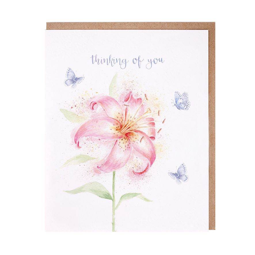 Butterflies Thinking of You Card - House of Cards