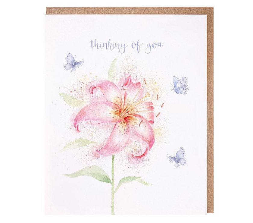 Butterflies Thinking of You Card