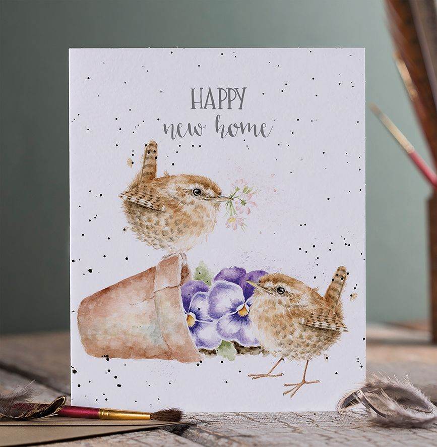 Wren New Home Card - House of Cards