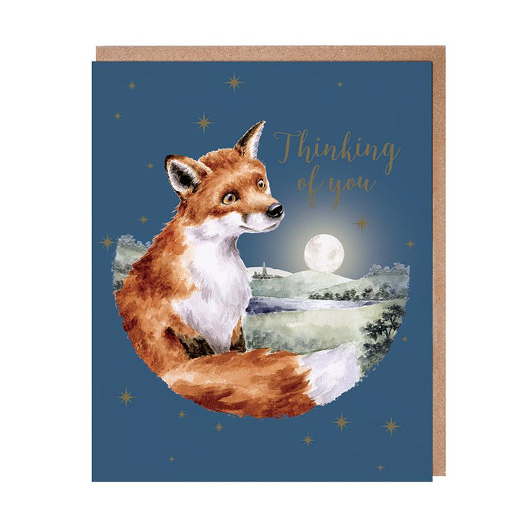 Fox Thinking Of You Card