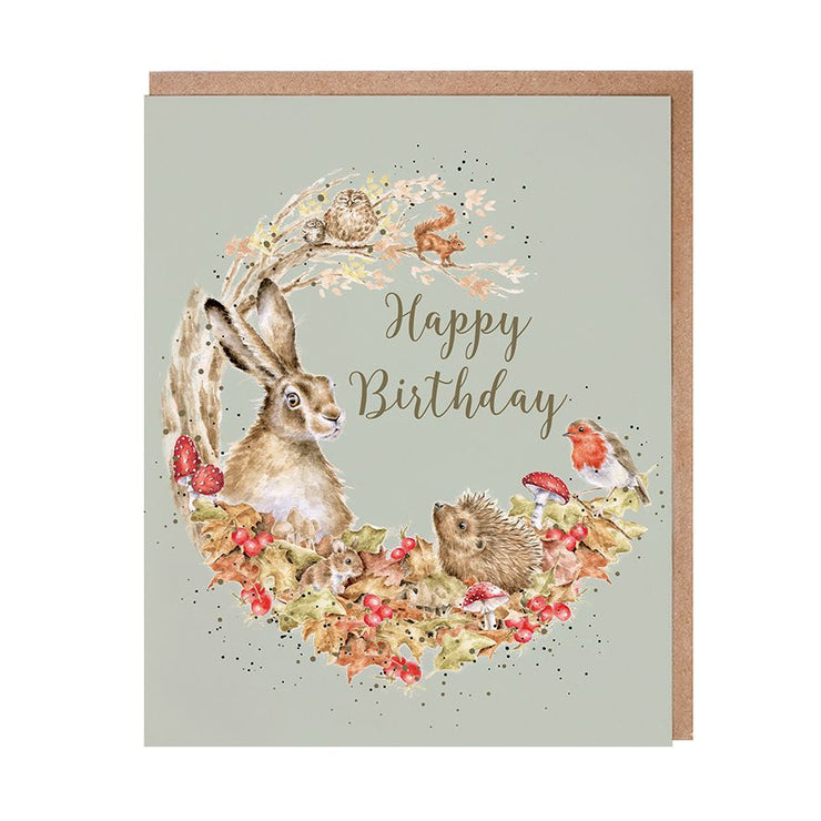 Foraging Foray Birthday Card