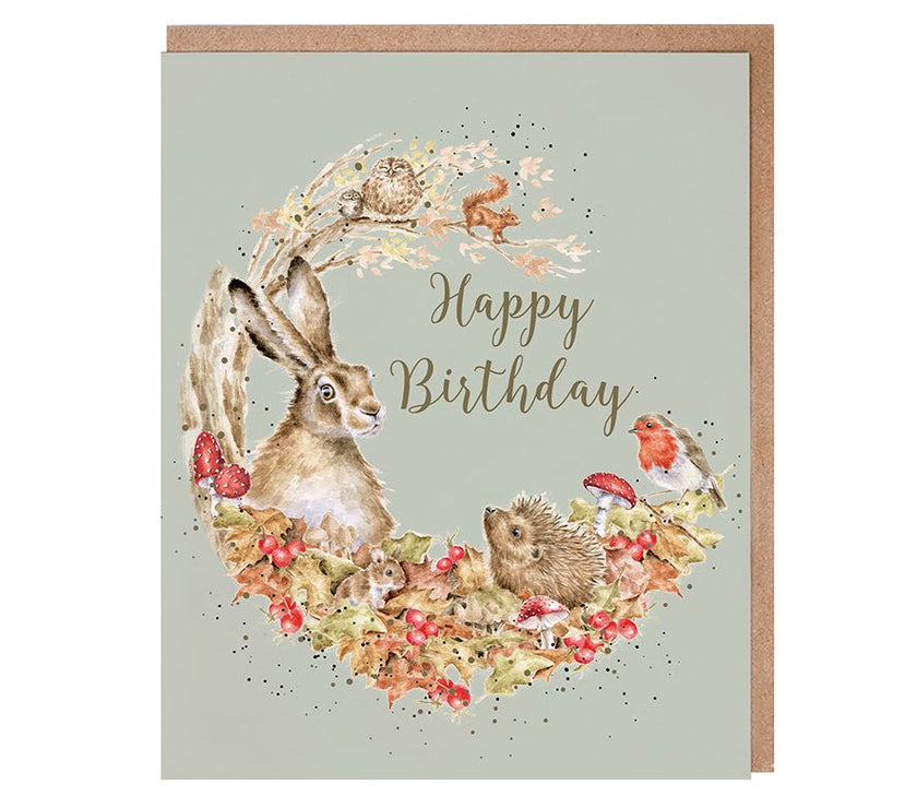 Foraging Foray Birthday Card