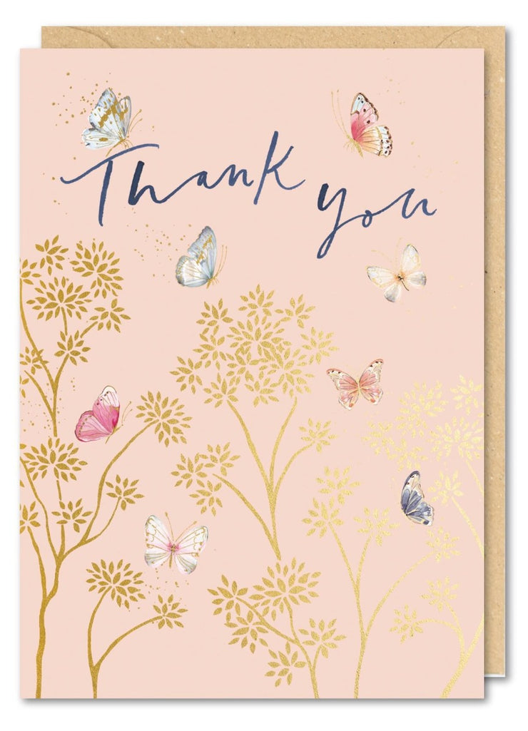 Thank You Butterfly Card