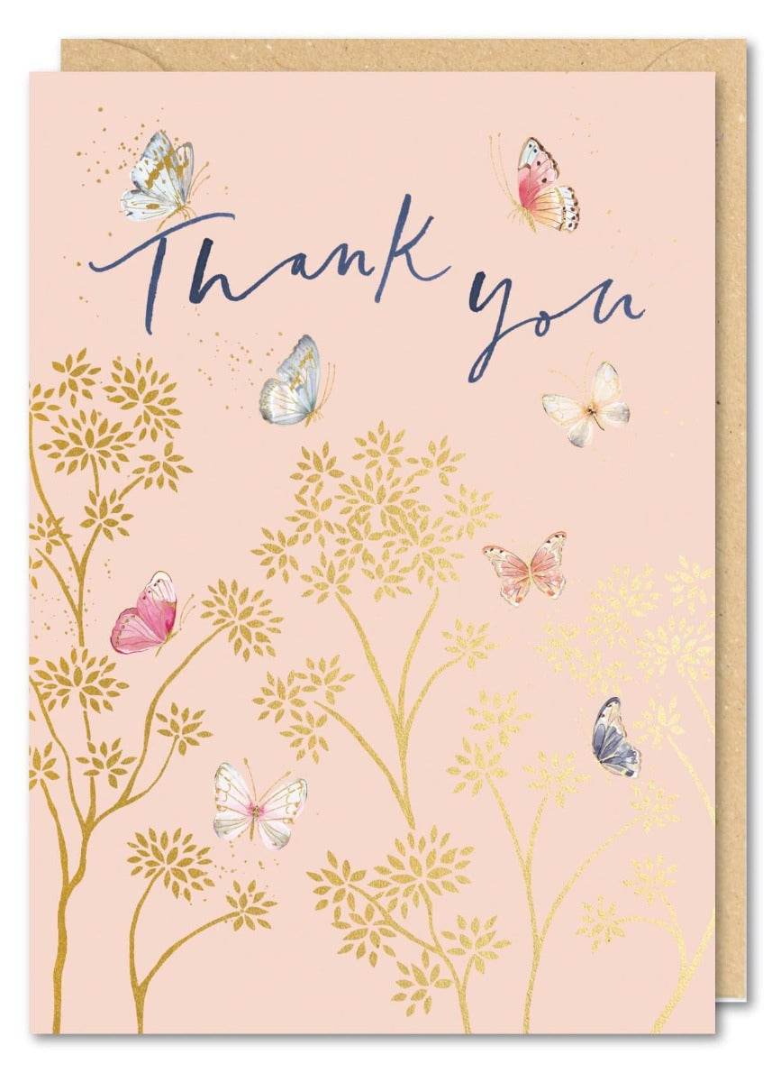 Thank You Butterfly Card - House of Cards