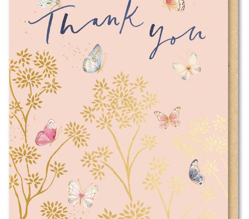 Thank You Butterfly Card
