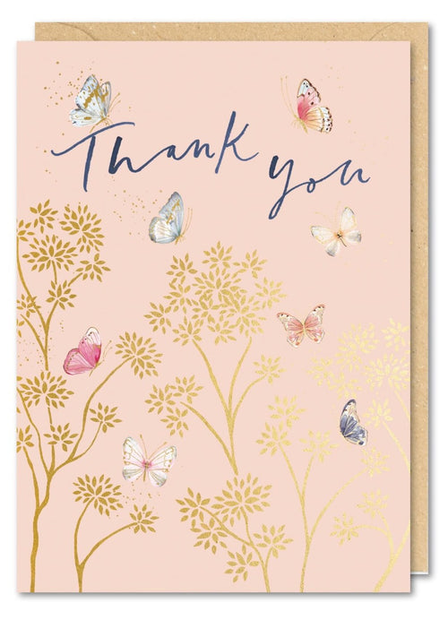Thank You Butterfly Card