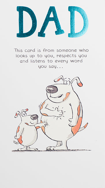 Respect Dad Birthday Card