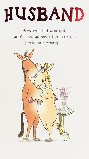 Special Something Husband Birthday Card