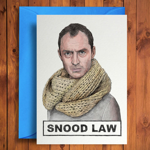Snood Law Birthday Card