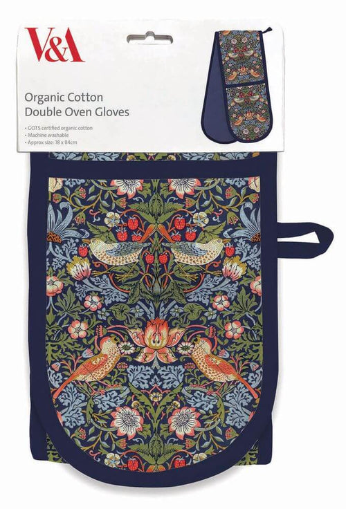 Strawberry Thief Oven Gloves
