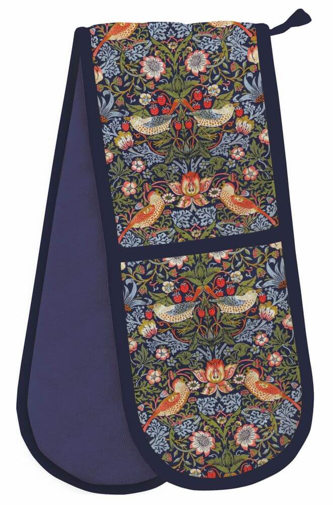 Strawberry Thief Oven Gloves