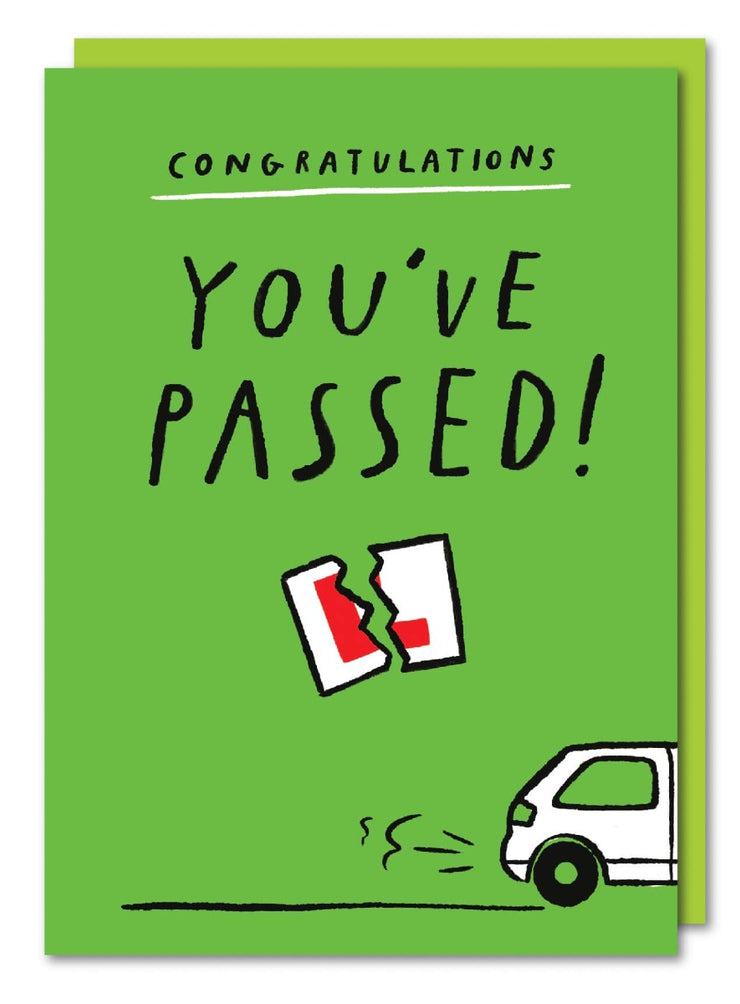 Driving Test Greeting Card