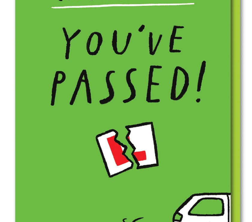 Driving Test Greeting Card
