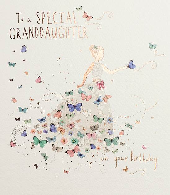 Dress Granddaughter Birthday Card - House of Cards