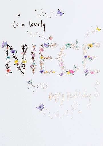 Lovely Niece Card - House of Cards