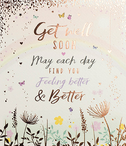 Rainbow Get Well Card